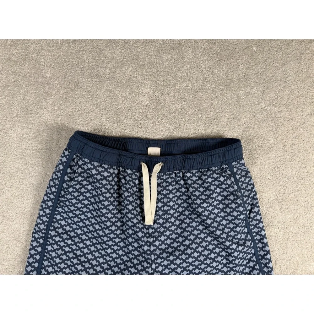 Fair Harbor Kids Boys Size XL (11-12) Anchor Swim Trunks Mist Seaview Lined